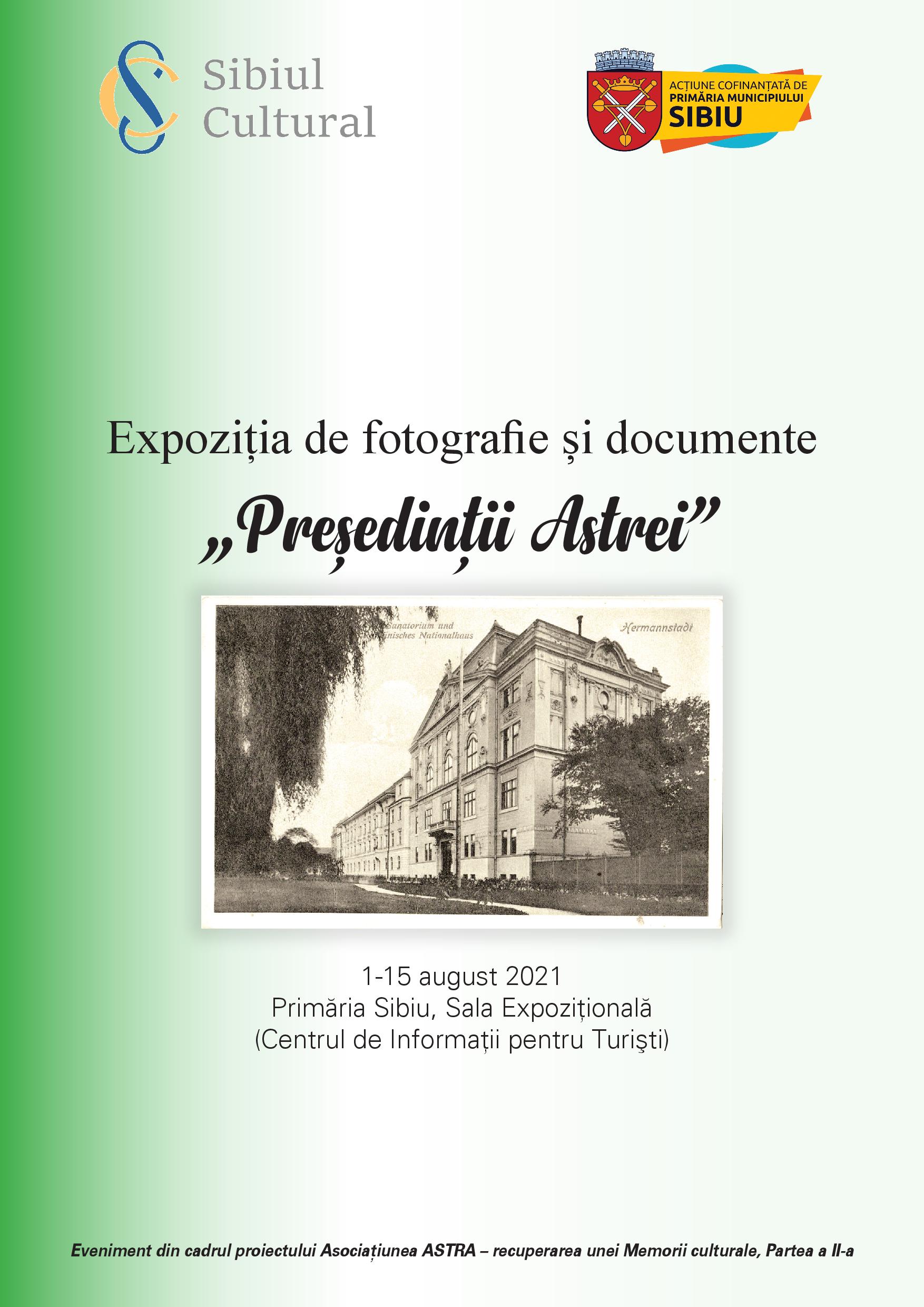 Expoziția de fotografie și documente „Președinții Astrei”