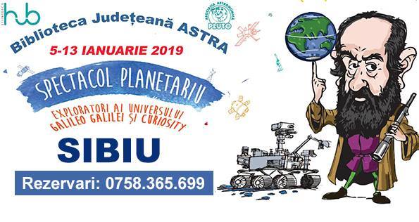 Robotul Curiosity și Galileo Galilei vin la Sibiu