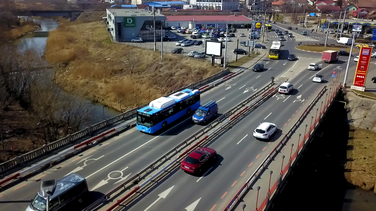 Încep lucrările de modernizare a podului peste Cibin pe șoseaua Alba Iulia. Restricții importante în circulație!