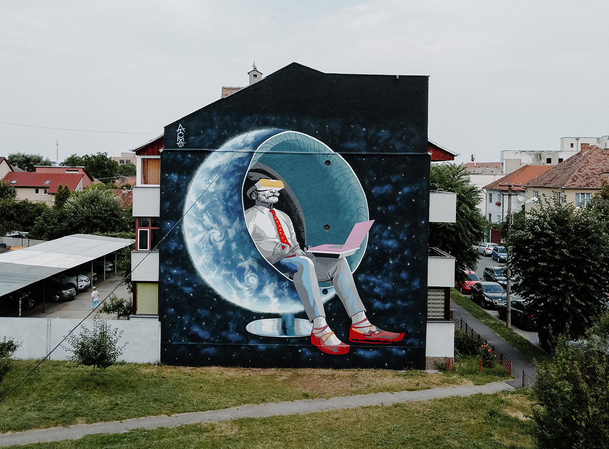 🆕 Street Art Spot: bloc str. Ion Neculce, nr. 1A, sc. B
