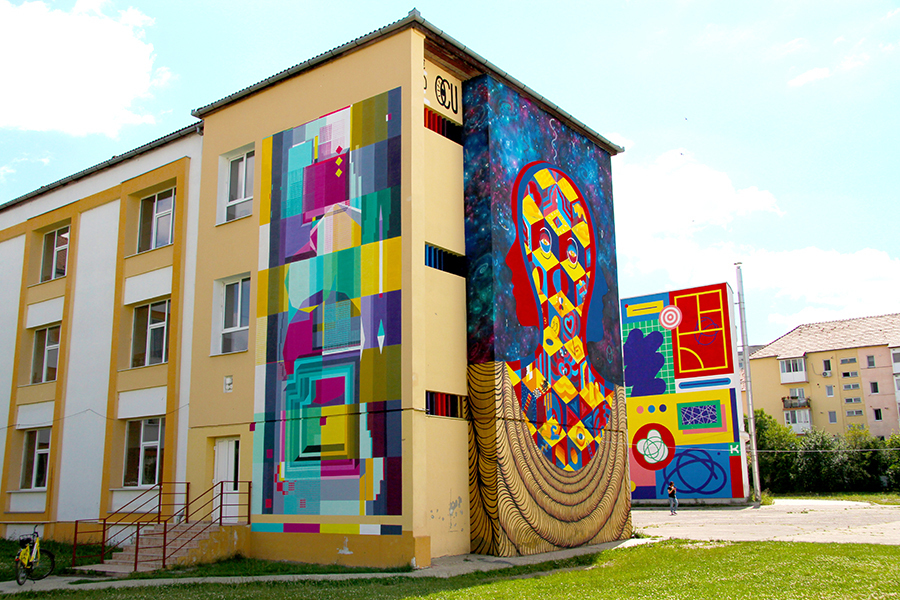 Street Art Spot: Colegiul National Pedagogic Andrei Saguna