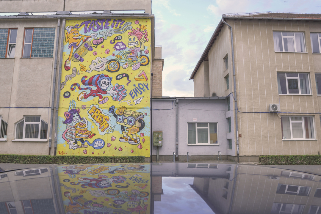 Street Art Spot: Liceul Onisifor Ghibu