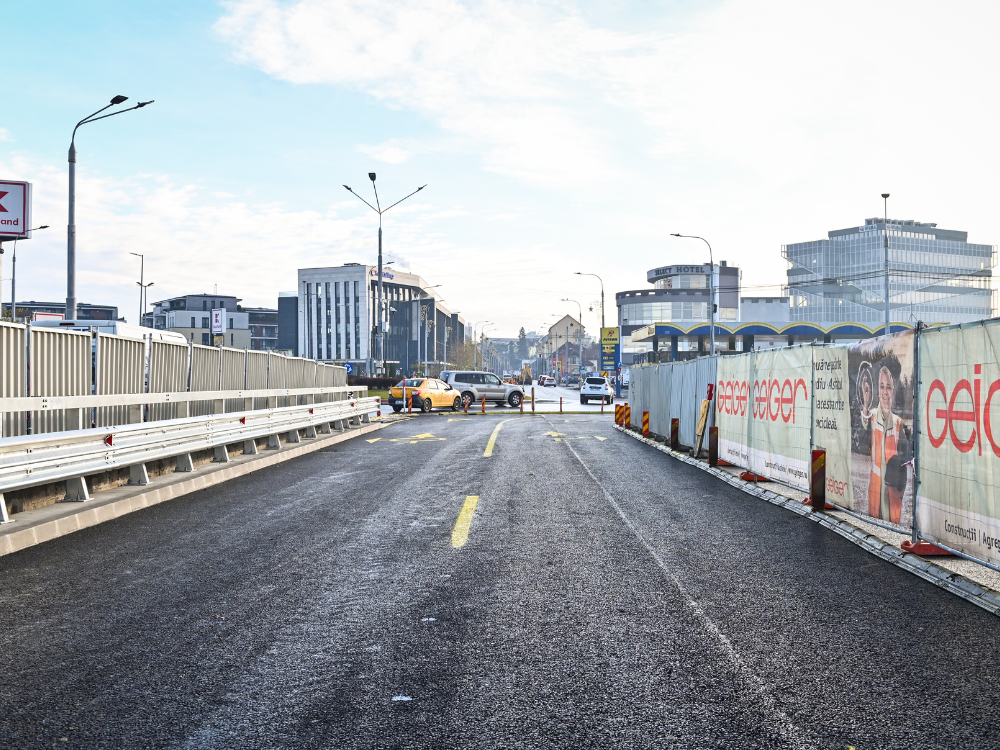 Se reiau lucrările de modernizare și extindere a podului peste Cibin de pe șoseaua Alba Iulia
