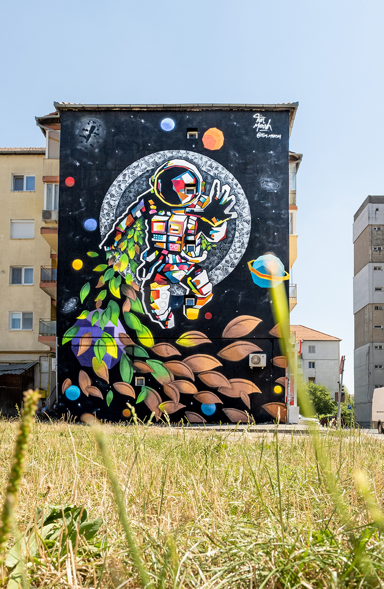 Street Art Spot: bloc Calea Cisnădiei, nr. 86, sc. A