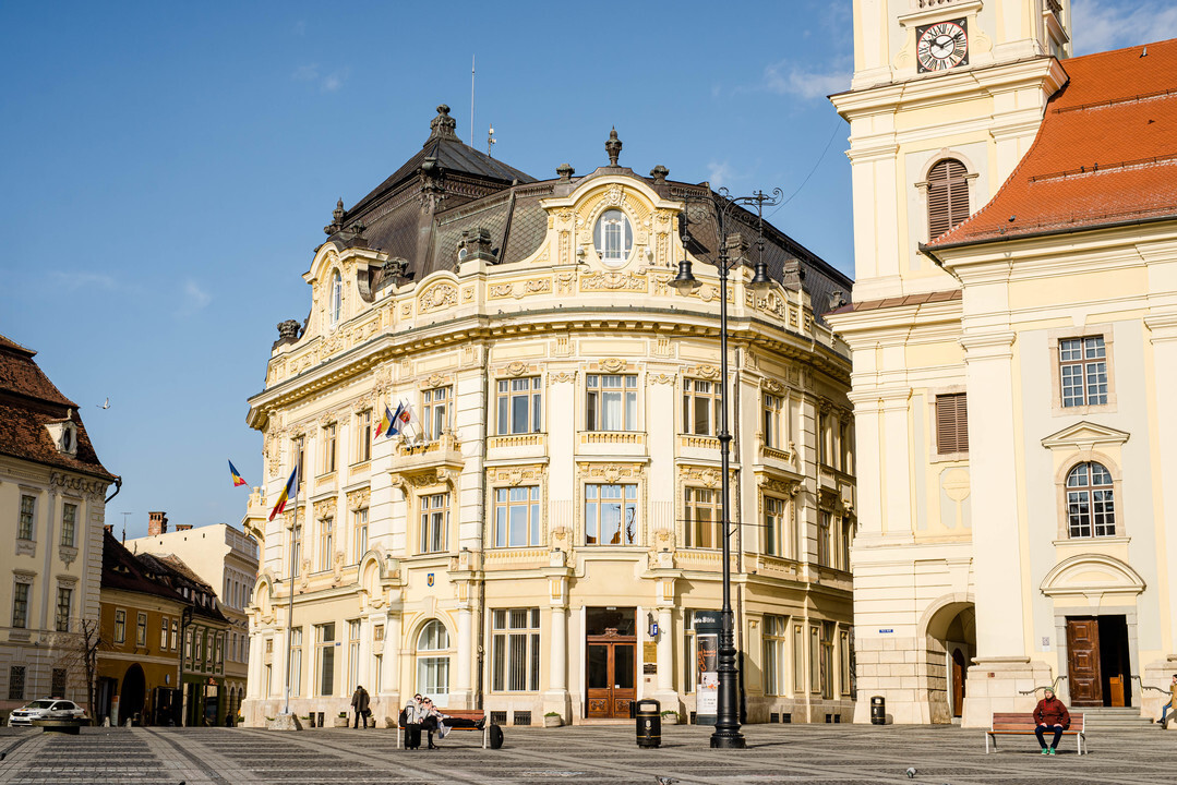 1. Sibiu City Hall and the Tourist Information Center